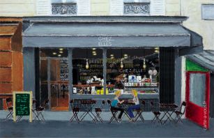 restaurant Chez Elles, rue Hippolyte Lebas, Paris - carte de visite