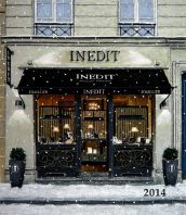 boutique Inédit, rue de l‘Abbaye, Paris - carte de voeux