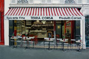 boutique Terra Corsa, rue des Martyrs, Paris - carte de visite et carte postale
